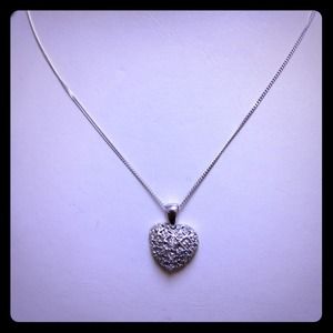 Sterling Silver Heart Necklace