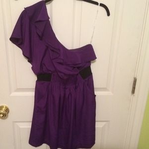 Xs Purple one shoulder dress