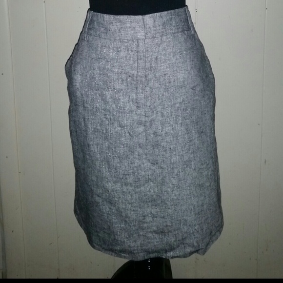 Loft shimmery linen skirt with lining - Picture 1 of 3