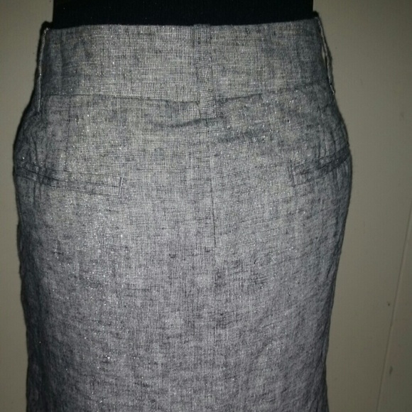 Loft shimmery linen skirt with lining - Picture 2 of 3