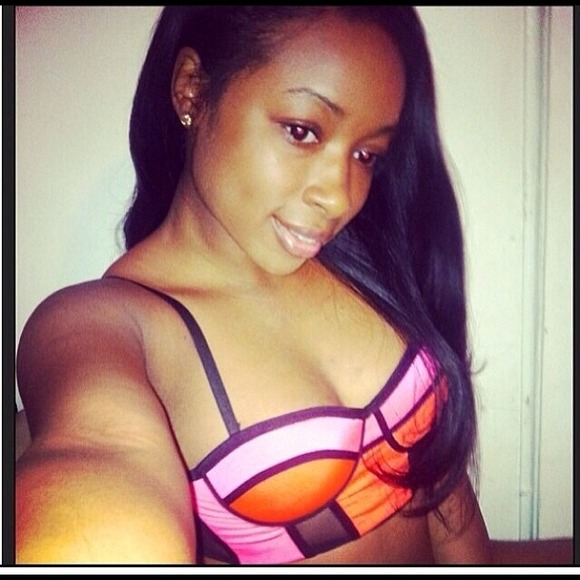 Color bustier push up