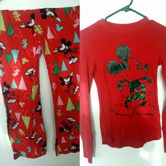 Red Mickey Mouse PJ Set