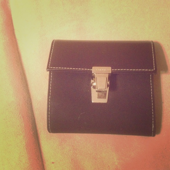 Small black billfold