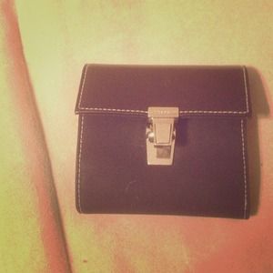 Small black billfold