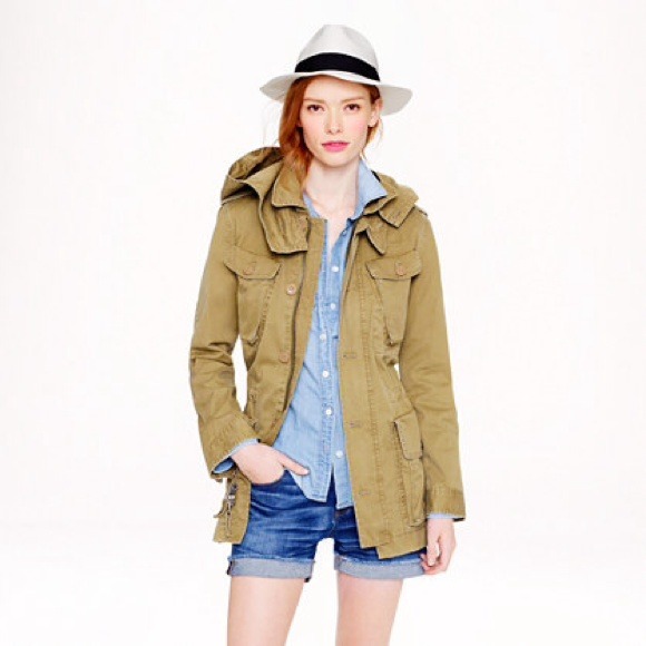 J crew boyfriend fatigue jacket