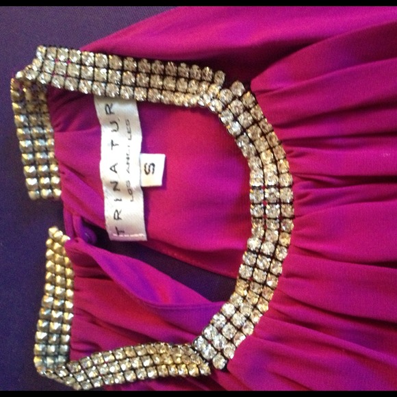 Trina Turk top in a beautiful magenta purple/pink