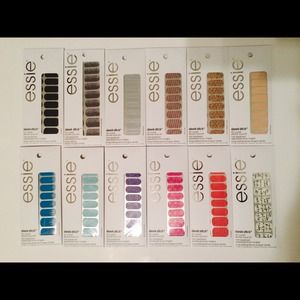 12 packs of Essie nail wraps