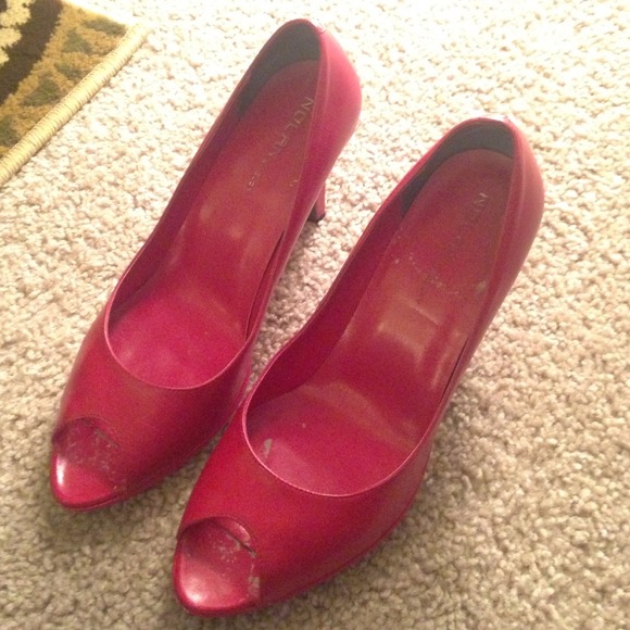 Nolan by Glory Red High Heels Open Toed