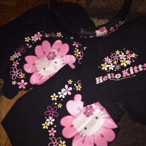 🎄🎄Hello Kitty cars seat cover/steering wheel