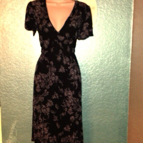Jersey stretch floral dress
