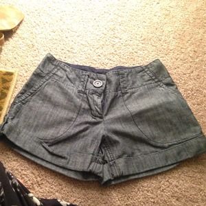 Blueish Striped New York and Company Shorts