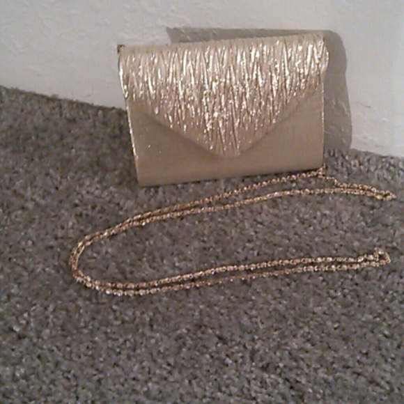 Small gold evening bag - Picture 2 of 2