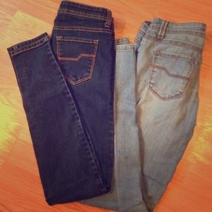 Two pairs jeggings