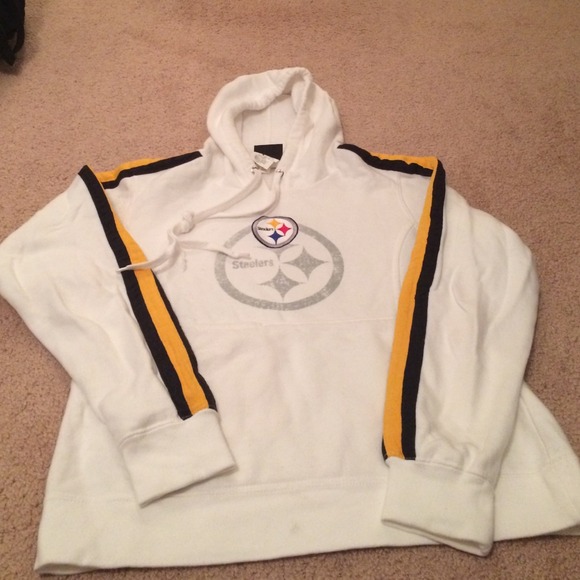 white steelers hoodie