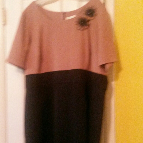 Dress with flower accent (24W but sizing as 3x)