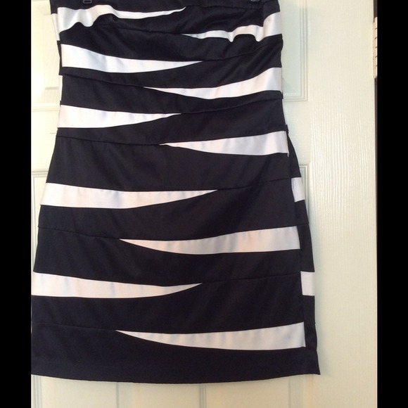 🎉SALE🎉 Love Tease Zebra Stripe Cocktail Dress