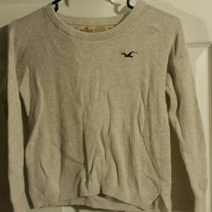Beige hollister sweater