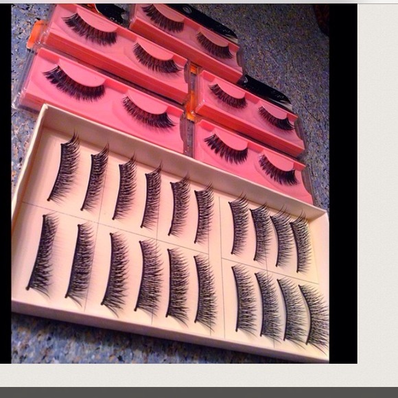 15 pairs of Natural Human Hair False Eyelashes