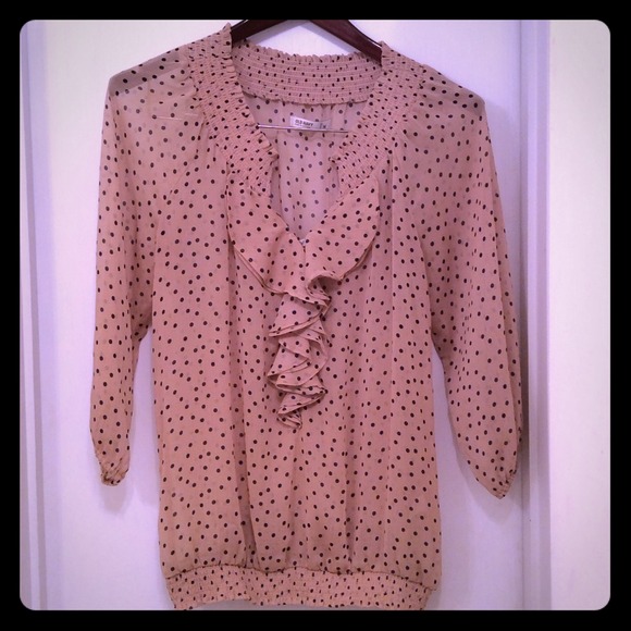 Diane Von Furstenberg Polka dotted top