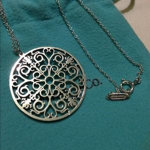 Tiffany & Co. Enchant Round Pendant Necklace