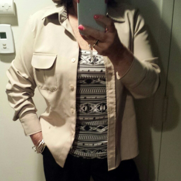 New York & Co button down top