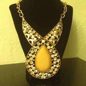 Rhinestone necklace