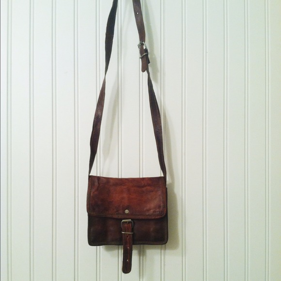 Genuine Leather mini satchel made in England