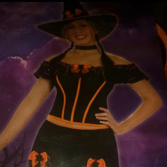 Ruffle Witch Halloween Costume!