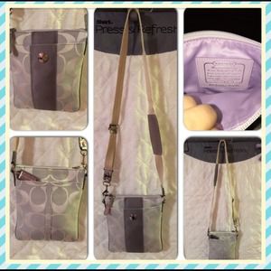 Authentic Coach messenger cross body bag