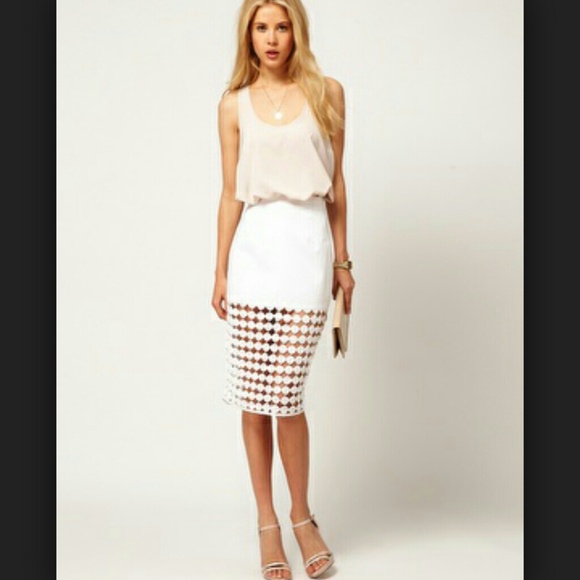 Asos 👀CrochetPencil Skirt