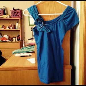 SOLD abercrombie blue top