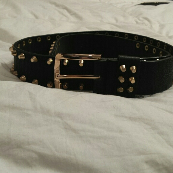 Gold studded belt