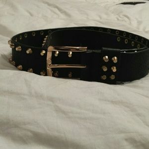 Gold studded belt