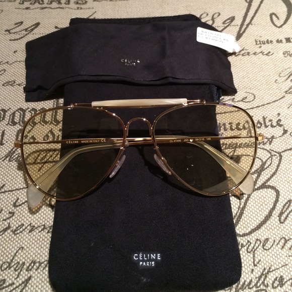 ✋🏾Decided to Keep Celine'* Sunglasses* Gold - Picture 4 of 4