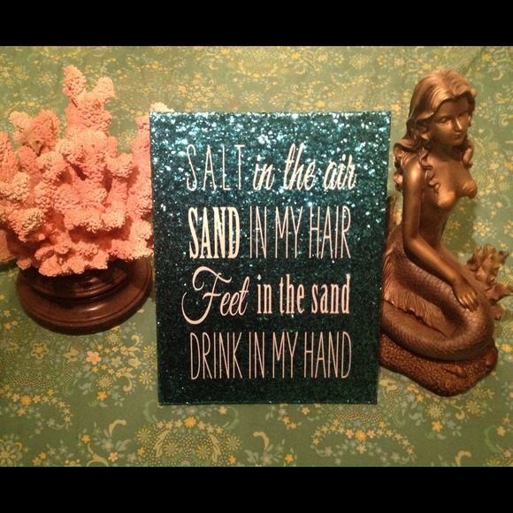 Salt, Sand, Drink Canvas