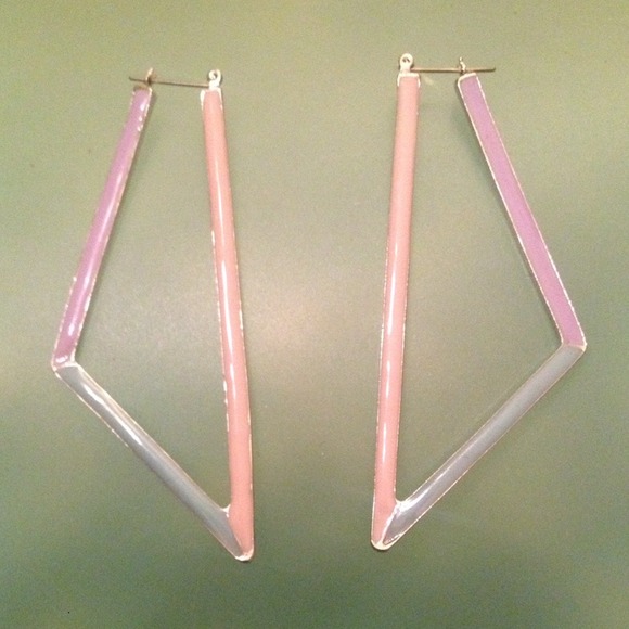 Geometric Pastel Hoops