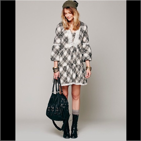 Free People Dresses & Skirts - Free People Constantine Plaid Dress