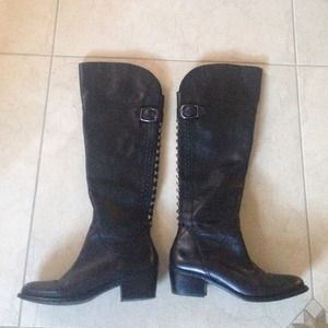 Vince Camuto over the knee studded boot