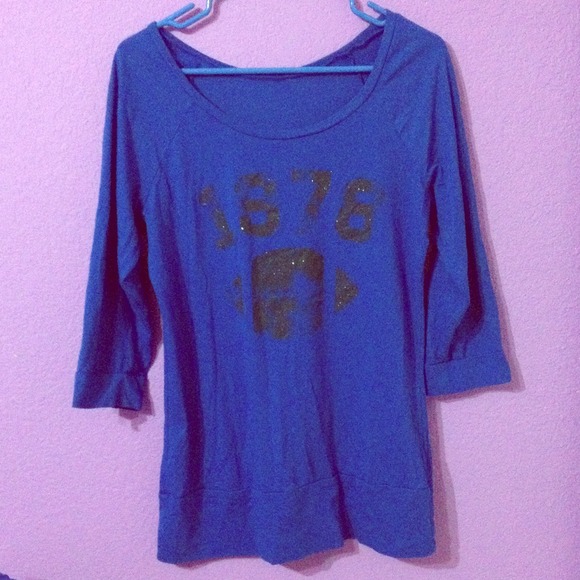 BLUE LONG SLEEVE "1978" W/ FOOTBALL