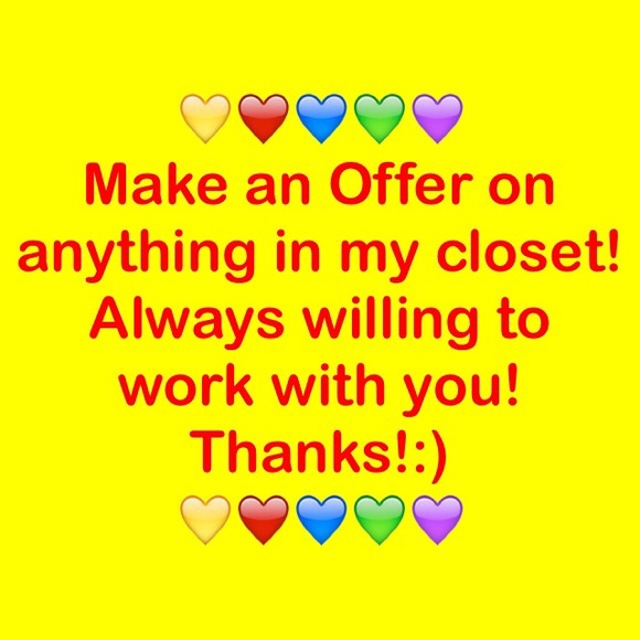 Willing to lower most prices! Come haggle!💜💙💚