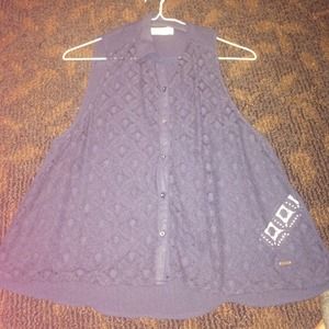 Hollister navy blue top!