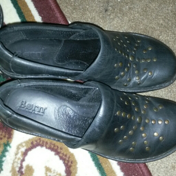 Born black leather does