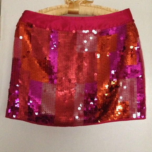 EXPRESS SEQUIN MINI SKIRT - Picture 2 of 3