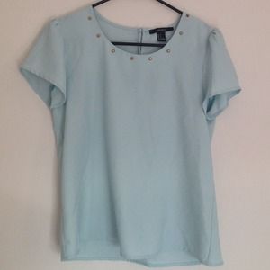 Turquoise flowy Tshirt