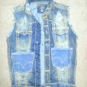 Vintage jean vest