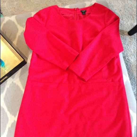 🚫SOLD IN BUNDLE🚫J Crew red wool shift dress