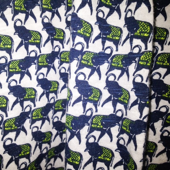 🔰BUNDLED🔰 GAP White Blue Green Elephant Tank Top - Picture 3 of 3