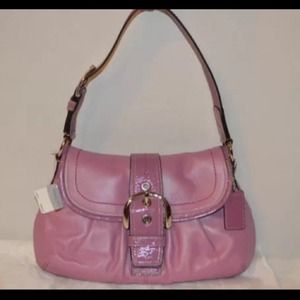 New coach pink bag