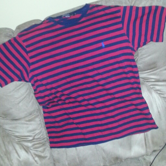 Red and navy blue Polo - Picture 1 of 3