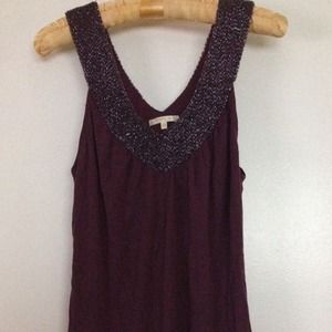 Like new matty m top with appliqué